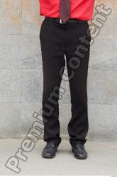 Leg Man White Formal Trousers Slim